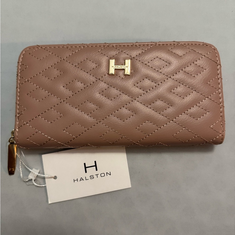 NEW Halston Zipper Wallet